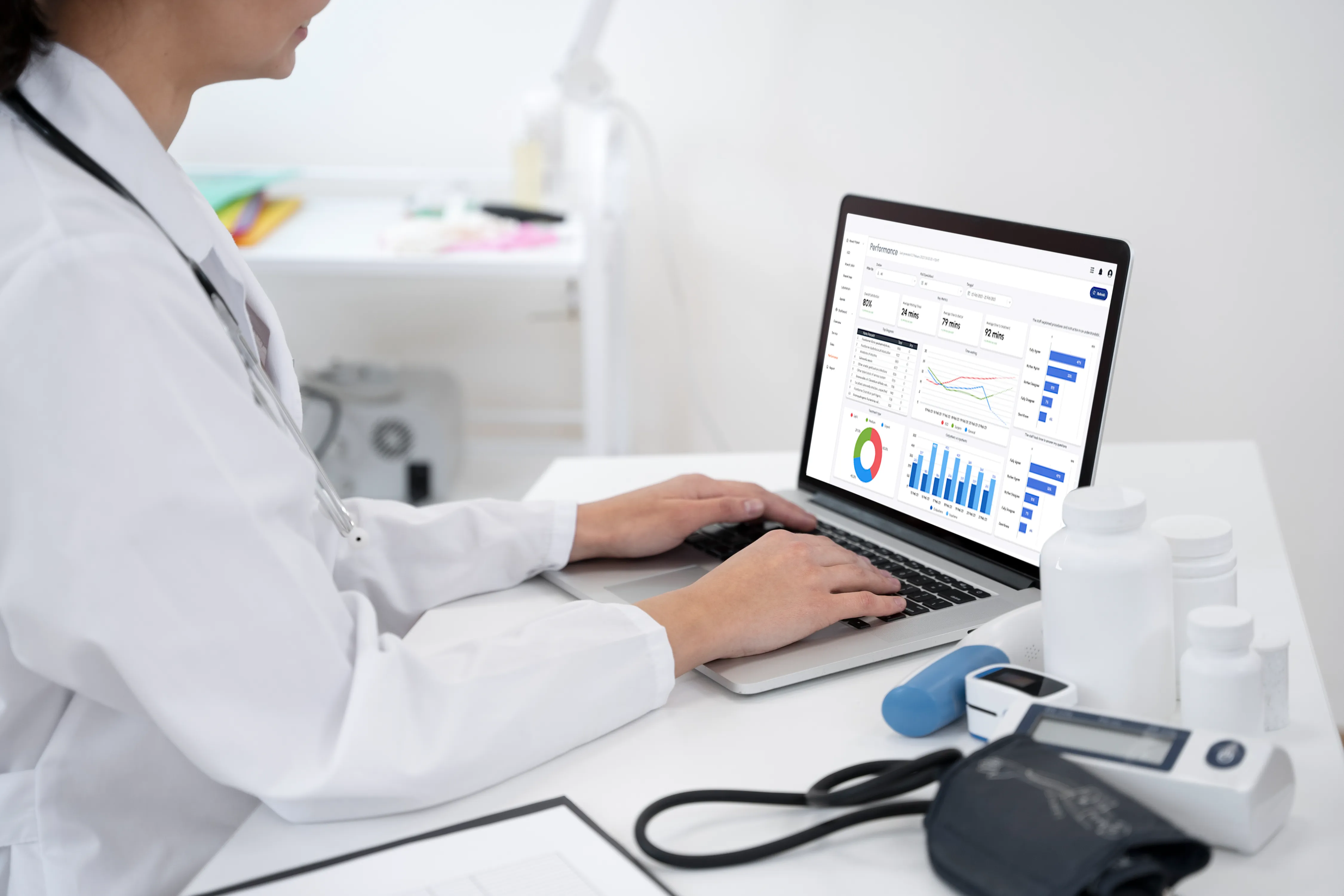 hospital information system data analytics dashboard